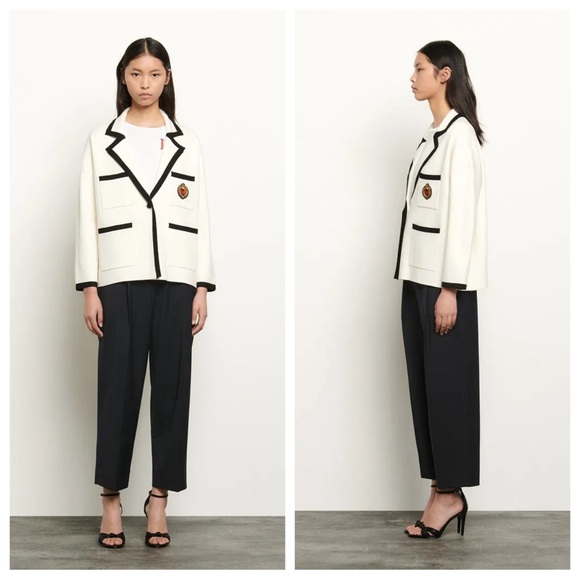 Sandro Paris Cardigan Jacket Oversized Fit - Picture 2 of 13